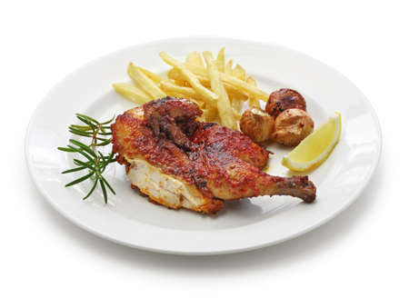 spicy piri piri chicken, portuguese cuisine