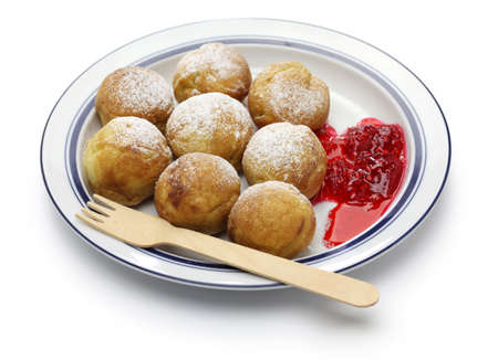 ebelskiver, danish christmas pancake puffsの写真素材