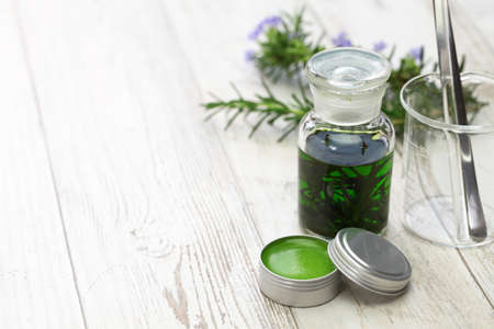 handmade rosemary skin care balm
