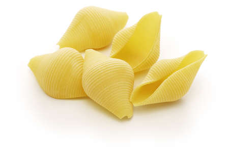 conchiglioni, italian jumbo shell pastaの写真素材