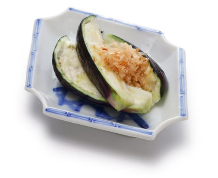 Mizunasu no tsukemono, pickled Japanese juicy eggplantの写真素材