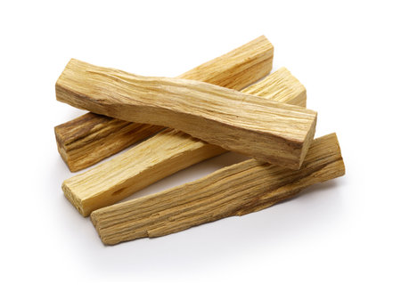 Palo Santo, holy sticks for meditation, healing, and spiritual room cleansing.の素材 [FY310208494421]