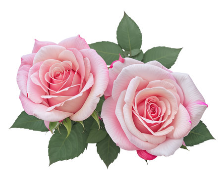 beautiful pink rose, Generative AIの素材