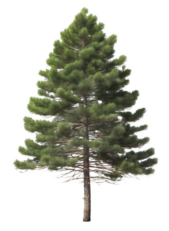 Pine/conifer/Matsu/1 tree/Generative AIの素材
