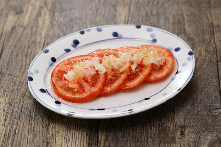 chilled tomato, Izakaya ( Japanese reasonable restaurant ) Popular Menuの写真素材