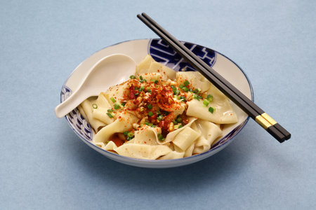 Biangbiang noodles, Chinese Shaanxi cuisineの写真素材