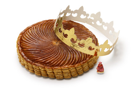 galette des rois, French king cakeの写真素材