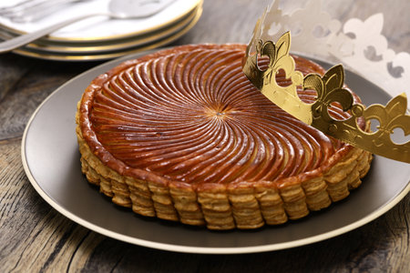 galette des rois, French king cakeの写真素材