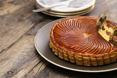 galette des rois, French king cakeの写真素材