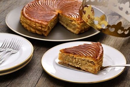 galette des rois, French king cakeの写真素材