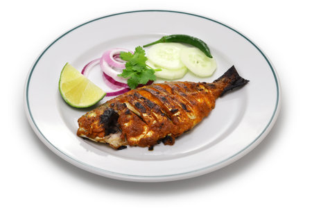tandoori fish, Indian cuisineの写真素材