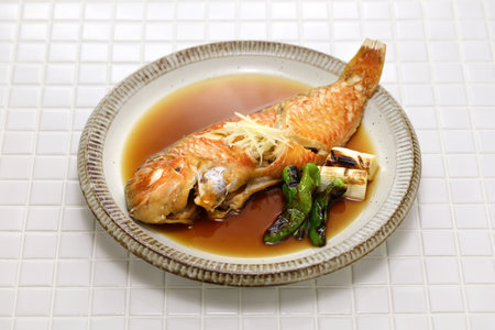 Cooked Blackspot Razorfish(known as Tensu in Japan). Japanese cuisine.の写真素材