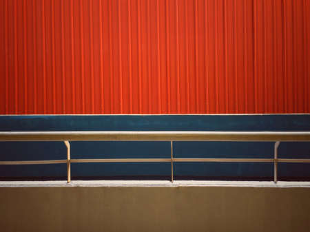 Red and green wall background