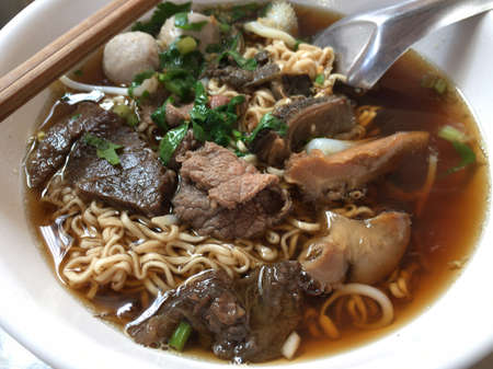 Asian noodles soupの素材
