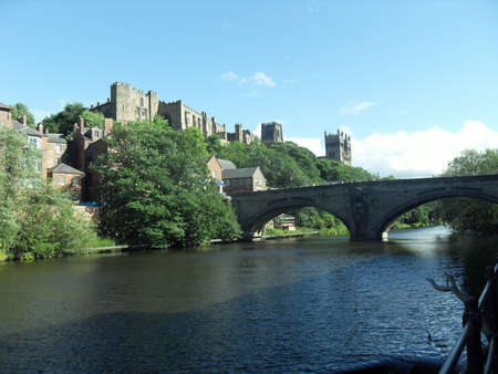 Durham Castle and Cathedral,のeditorial素材