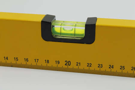 Close up of a spirit level の写真素材