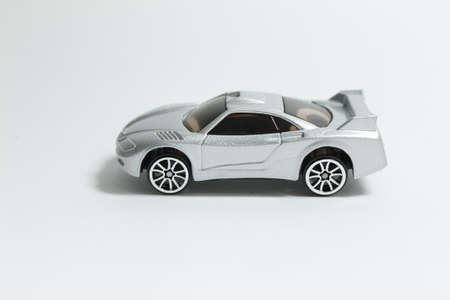 Silver sports car,