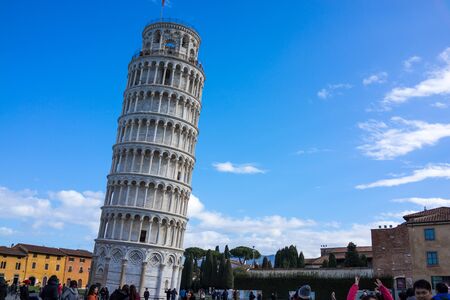 leaning tower of pisaのeditorial素材