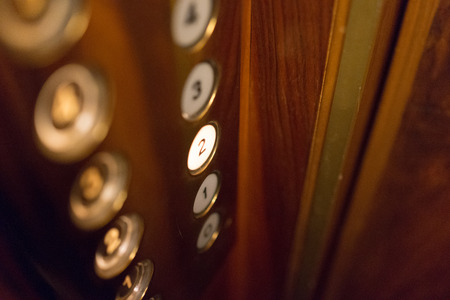 Floor elevator buttons