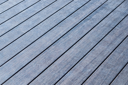 Blue wooden board, wood texture, backgroundの写真素材