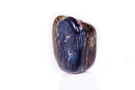 Macro mineral stone Petersit PAR on white background close up