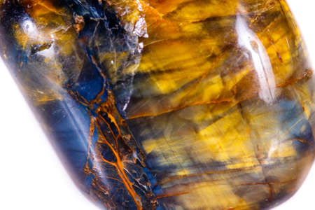 Macro mineral stone Petersit PAR on white background close upの写真素材