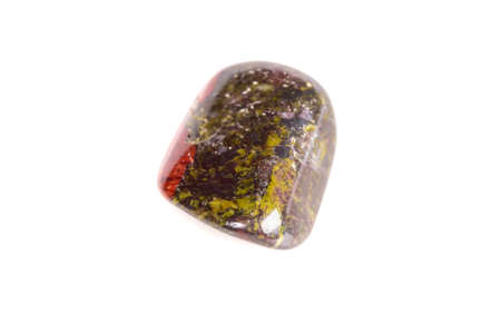 Macro mineral stone jasper on a white background close upの写真素材