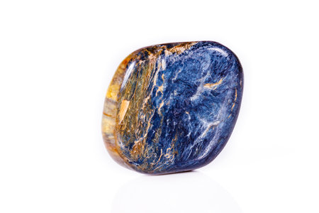 Macro mineral stone Petersit PAR on white background close up