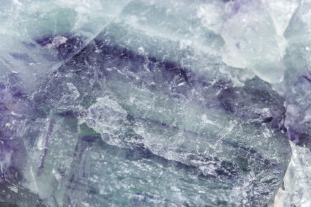 Macro mineral stone Fluorite on white background close upの写真素材