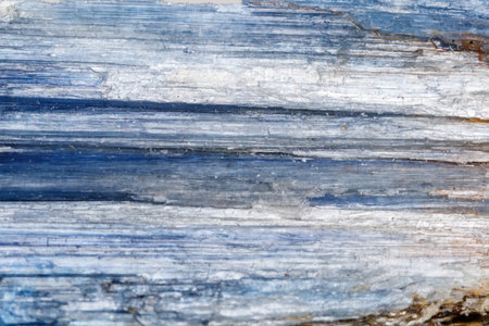 Macro mineral stone Kyanite a white background close upの写真素材