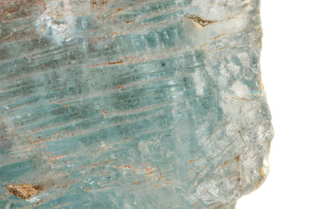 Macro mineral stone Topaz on a white background close-upの写真素材