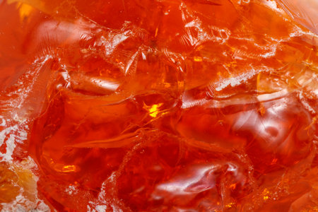 Macro mineral stone Opal on white background close up
