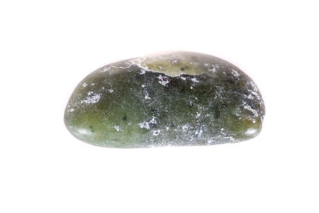 Macro mineral stone jasper on a white background close up