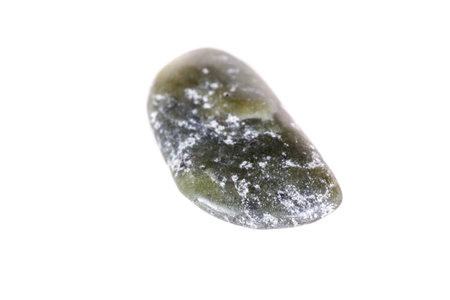 Macro mineral stone jasper on a white background close upの写真素材