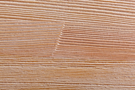 wooden board with texture after processing close-up