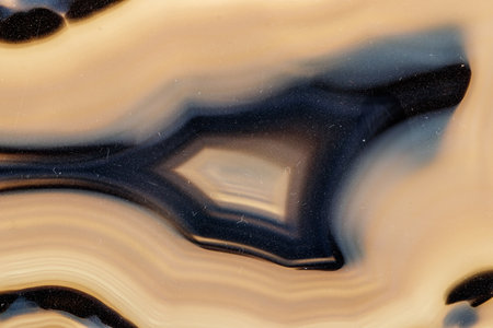Macro stone Agate mineral on white background close upの写真素材