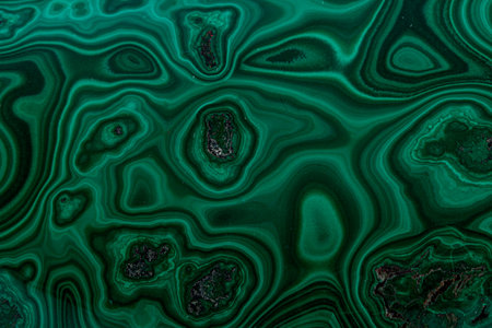 macro mineral stone malachite on a white background close-upの写真素材