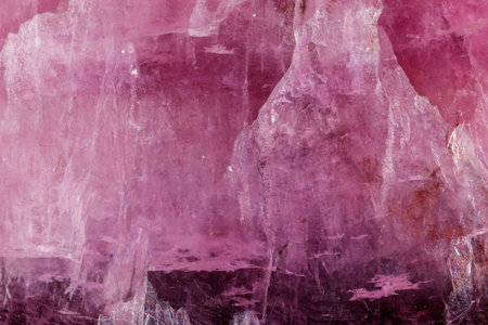 Macro stone Fluorite mineral on white background close up