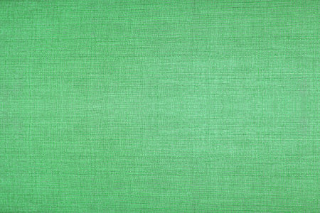 texture fabric textiles for sewing and furniture Green colors close-upの写真素材