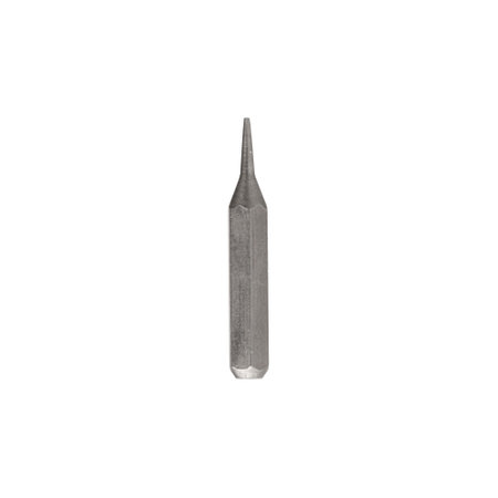 Iron bit for screwdriver and drill on Isolated on a white background close-upの写真素材
