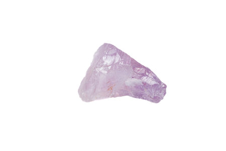 Amethyst mineral stone macro on white background close upの写真素材