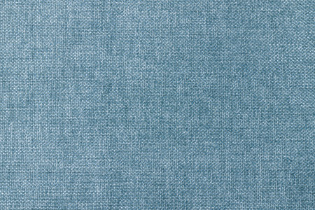 macro texture fabric of large binding for sewing blue background color close-up