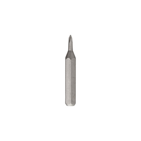 Iron bit for screwdriver and drill on Isolated on a white background close-upの写真素材