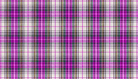 Vibrant Pink and green plaid pattern on a white base, inspired by traditional Scottish tartan. Ideal for clothing, festive packaging, digital art, or cozy home decor ideasの写真素材