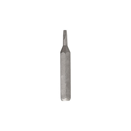 Iron bit for screwdriver and drill on Isolated on a white background close-upの写真素材