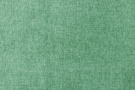 macro texture fabric of large binding for sewing green background color close-upの写真素材