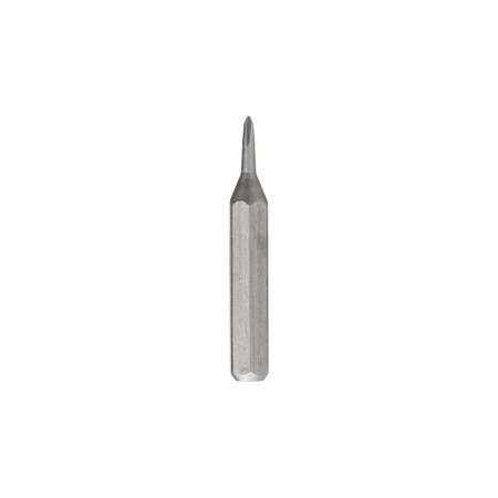 Iron bit for screwdriver and drill on Isolated on a white background close-upの写真素材