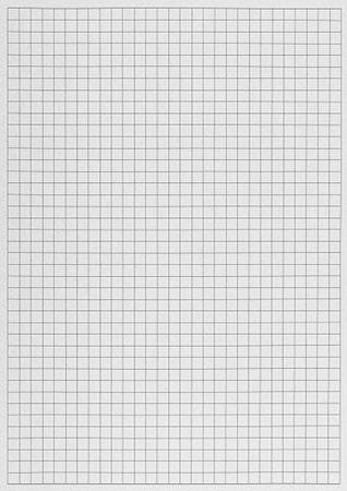 This close-up checkered paper sheet on a white background is designed for educational use, ideal for math exercises, study notes, and school assignments with its detailed grid. Its structured layout ensures precise organization, making it a valuable tool for students and educators.の写真素材