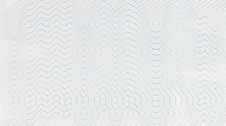 A dynamic abstract background with blue wave lines, great for digital art, ads, or minimalist decor.の写真素材