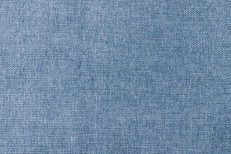 macro texture fabric of large binding for sewing blue background color close-up